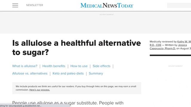 Allulose: Real sugar, bake like sugar, but with virtually no calories? What is the catch? смотреть онлайн