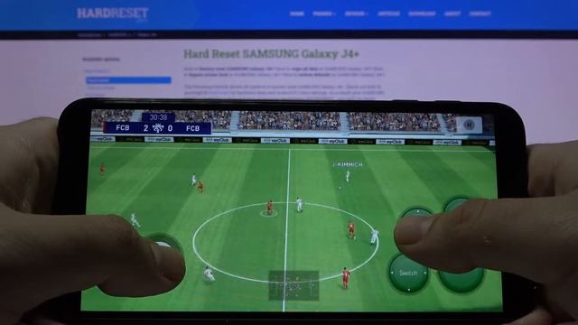 PES Mobile on SAMSUNG Galaxy J4+ - Gaming Quality Checkup смотреть онлайн