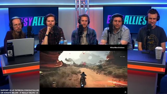 Star Wars Outlaws Gameplay Reveal - Easy Allies Reactions смотреть онлайн