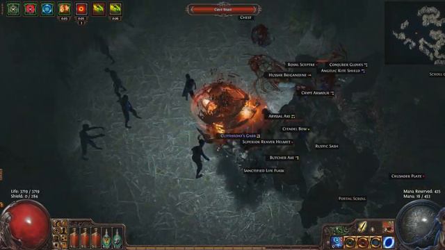 Path Of Exile Spider's Lair Endgame Map Facebreaker Cyclone Build смотреть онлайн