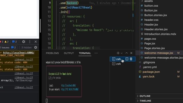 Localize React with i18next in Storybook смотреть онлайн