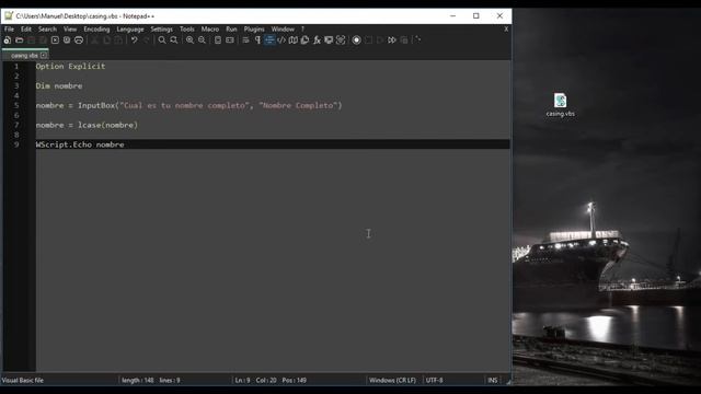 6.5 Funciones ucase() y lcase() para manipular variables de tipo string en VBScript смотреть онлайн