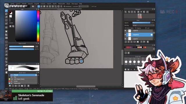 100 subscriber Special! LIVE drawing (cyberpunk type stuff) смотреть онлайн
