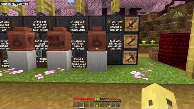 How To Find Pottery Sherds & Make Decorated Pots In Minecraft 1.20 смотреть онлайн