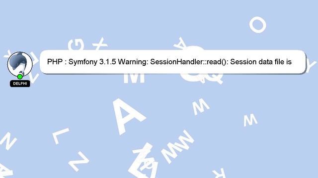 PHP : Symfony 3.1.5 Warning: SessionHandler::read(): Session data file is not created by your uid смотреть онлайн