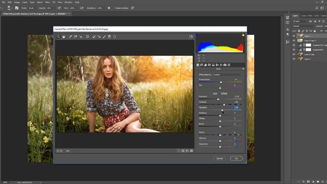 photo editing in Photoshop cc | Camera Raw Filter | Color Lookup | Photo Manipulation |color enhanc смотреть онлайн