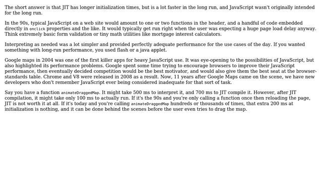 How does Chrome V8 work? And why was JavaScript not JIT-Compiled in the first place? смотреть онлайн