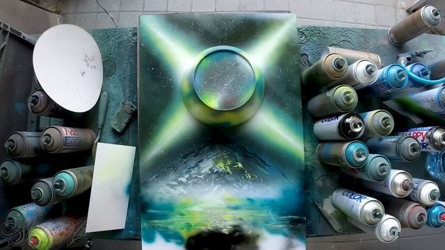 Green BLITZ - SPRAY PAINT ART by Skech смотреть онлайн