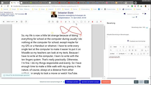 Moodle Aktivität Aufgabe - PDF Annotation смотреть онлайн