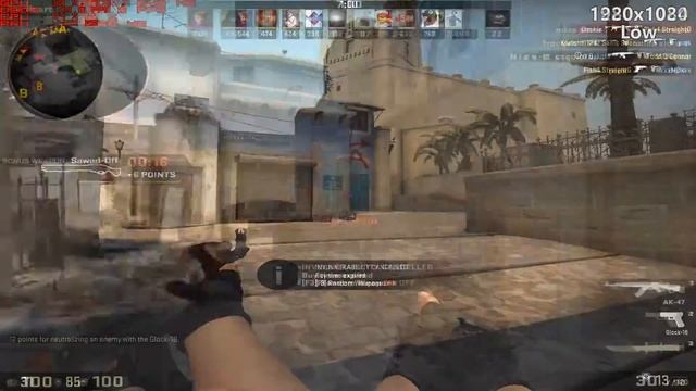 i3 6100 | GTX 1060: CS:GO Benchmarks смотреть онлайн