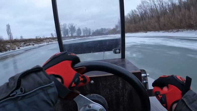 Управление аэролодкой. Аэролодка своими руками. Аэролодка по первому льду.