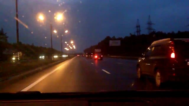 Ступино - Москва / Stupino - Moscow 21/06/2014 (timelapse 4x)