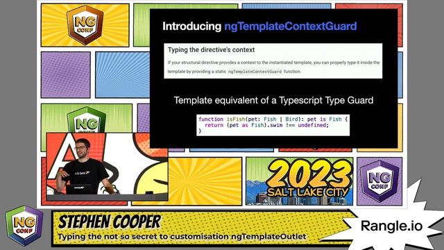Typing the not so secret to customisation ngTemplateOutlet | Stephen Cooper | ng-conf 2023 смотреть онлайн