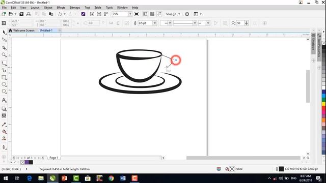 Coffee Logo Designing in Corel Draw смотреть онлайн