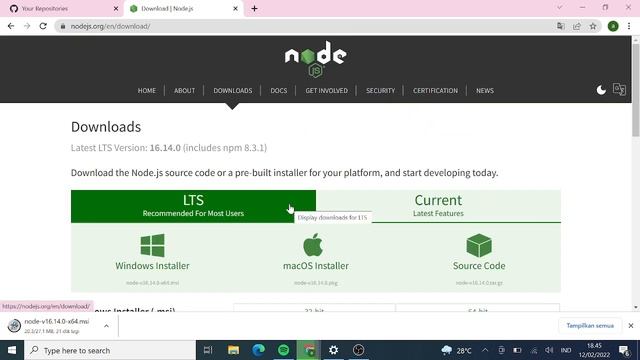 Tutorial Download dan Installasi Node JS dengan Mudah смотреть онлайн