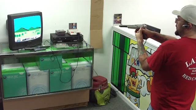 ( WORLD RECORD ) NES duck hunt clay pigeons смотреть онлайн