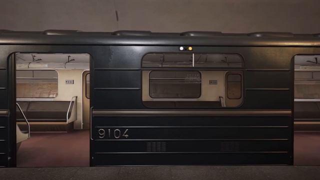 81-717/714 «Номерной» на станции «Авиамоторная» в Subtransit Drive. смотреть онлайн
