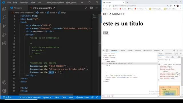 Introducción a JavaScript (para quienes ya saben programar en otros lenguajes) смотреть онлайн