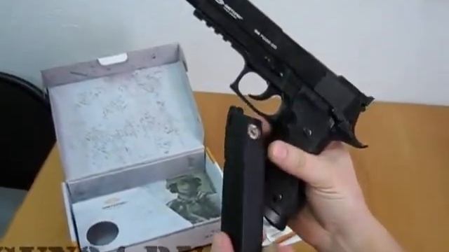 Обзор, разборка пистолета Gletcher SS P226-S5 смотреть онлайн