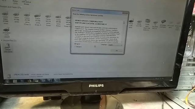 cara download dan menghubungkan printer Epson L355 ke komputer