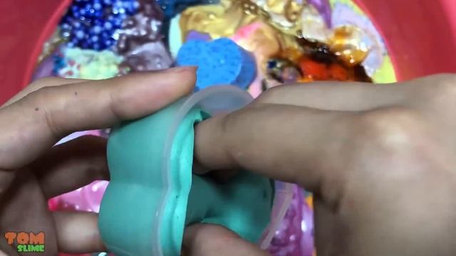 MIXING ALL MY SLIME !! SLIME SMOOTHIE | SATISFYING VIDEOS ! #24