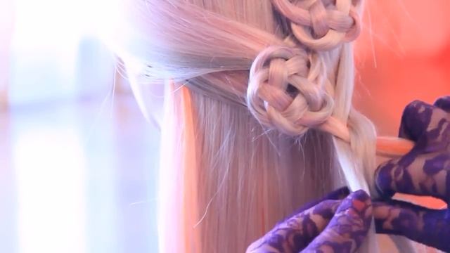 Коса "Ромашки" | Авторские причёски | Лена Роговая | Hairstyles by REM | Copyright © #hairstyles смотреть онлайн