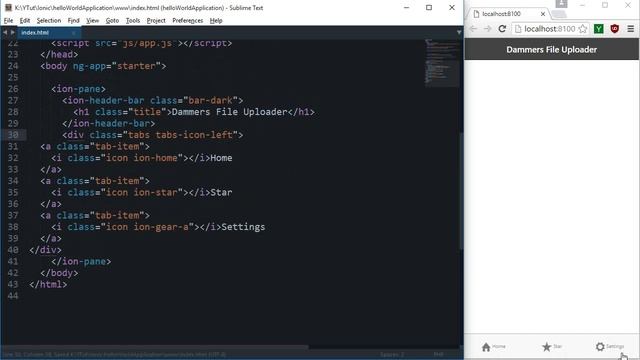 Ionic Framework Tutorial 6: Tabs смотреть онлайн