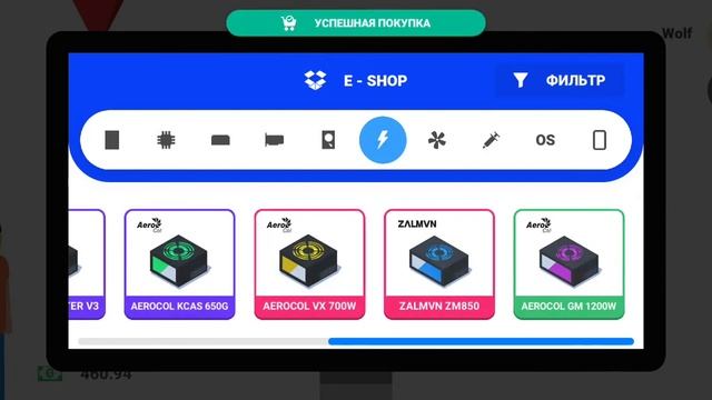 Обзор (прохождение) игры про создание ПК на Android! смотреть онлайн