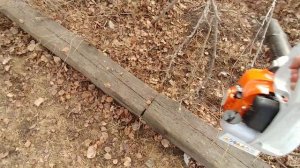 Stihl BG 50 in action