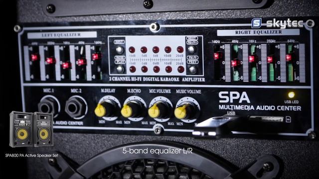 SPA800Y PA Active Speaker Set 8" SD/USB/MP3 170.152 смотреть онлайн