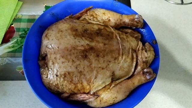 Запекаю курицу в духовке к Новому году. Очень простой рецепт смотреть онлайн