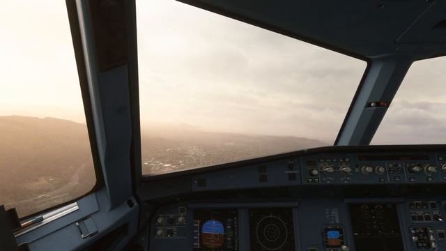 Landing in Bilbao Airport. A320Neo. MICROSOFT FLIGHT SIMULATOR смотреть онлайн