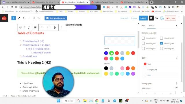 [Big Update] Rank Math Table Of Content Block - Full Step By Step Process - Hindi | Digital Gareeb смотреть онлайн