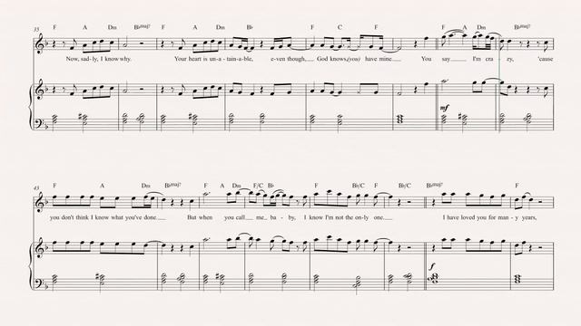 Violin - Not the Only One - Sam Smith Sheet Music, Chords, & Vocals смотреть онлайн
