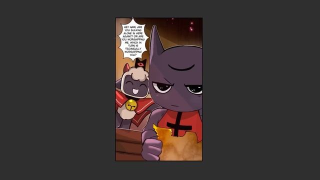 Leader Lambert Meets The New Blood Moon Moth Follower | Cult Of The Lamb Comic Dub