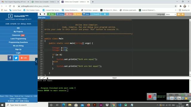 Integer Caching In java interview question смотреть онлайн