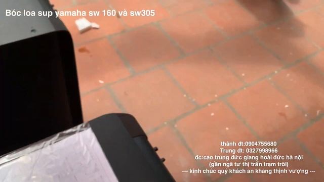 LOA SUP YAMAHA YST SW - 160 VÀ SW 305 смотреть онлайн