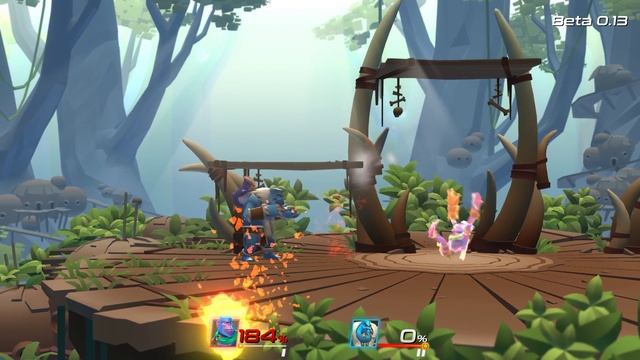 Brawlout Basics and Simple Tech Skill! смотреть онлайн