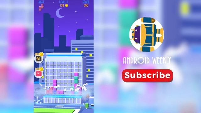 Demolish The City! (Tetris Unblocked) Level 1-9 | Block Puzzle Android Gameplay Walkthrough смотреть онлайн