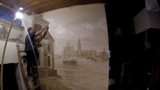 часть 2. роспись стен на морскую тему.avi смотреть онлайн