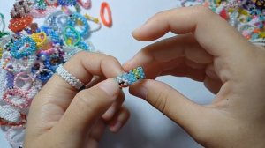 Обзор на кольца из бисера ? Украшения из бисера ✨️ Кольца из бисера ? Gulnaz Biser ?