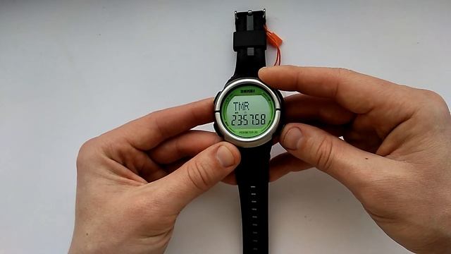 Часы Skmei 1058 black green с пульсометром, обзор, настройка, инструкция на русском, отзывы смотреть онлайн