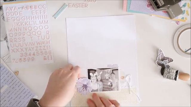 Scrapbooking Process | "Easter 2020" Layout feat. Citrus Twist Kits June 2020 смотреть онлайн
