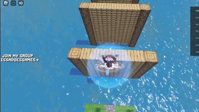 Прохожу МАЙНКРАФТ паркур в роблоксе смотреть онлайн