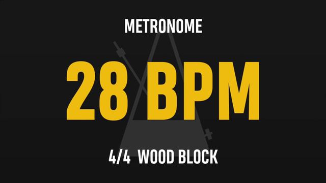 28 BPM 4/4 - Best Metronome (Sound : Wood block) смотреть онлайн