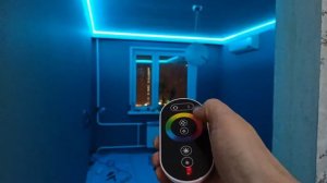 светодиодная лента под потолочный плинтус