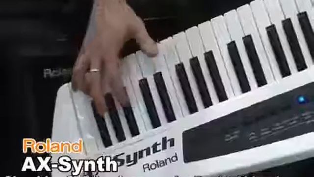 Roland AX synth keyboard смотреть онлайн