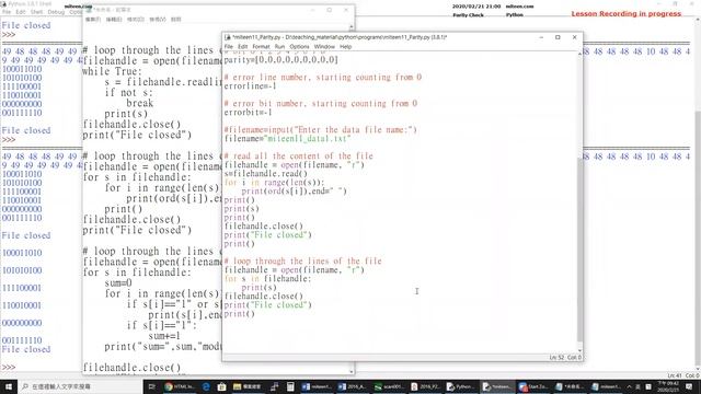 Parity bit (Python) смотреть онлайн
