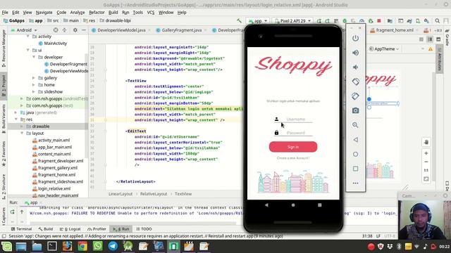 Materi Intent.putExtra dan Membuat Menu NavigationDrawer di Android Studio Terbaru смотреть онлайн