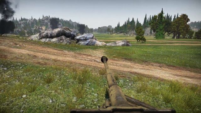 [War Thunder] Tiger I and 8 wrecked shermans \ Тигр и 8 подбитых шерманов. смотреть онлайн